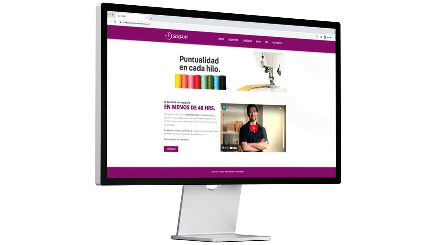 Sitio web · home