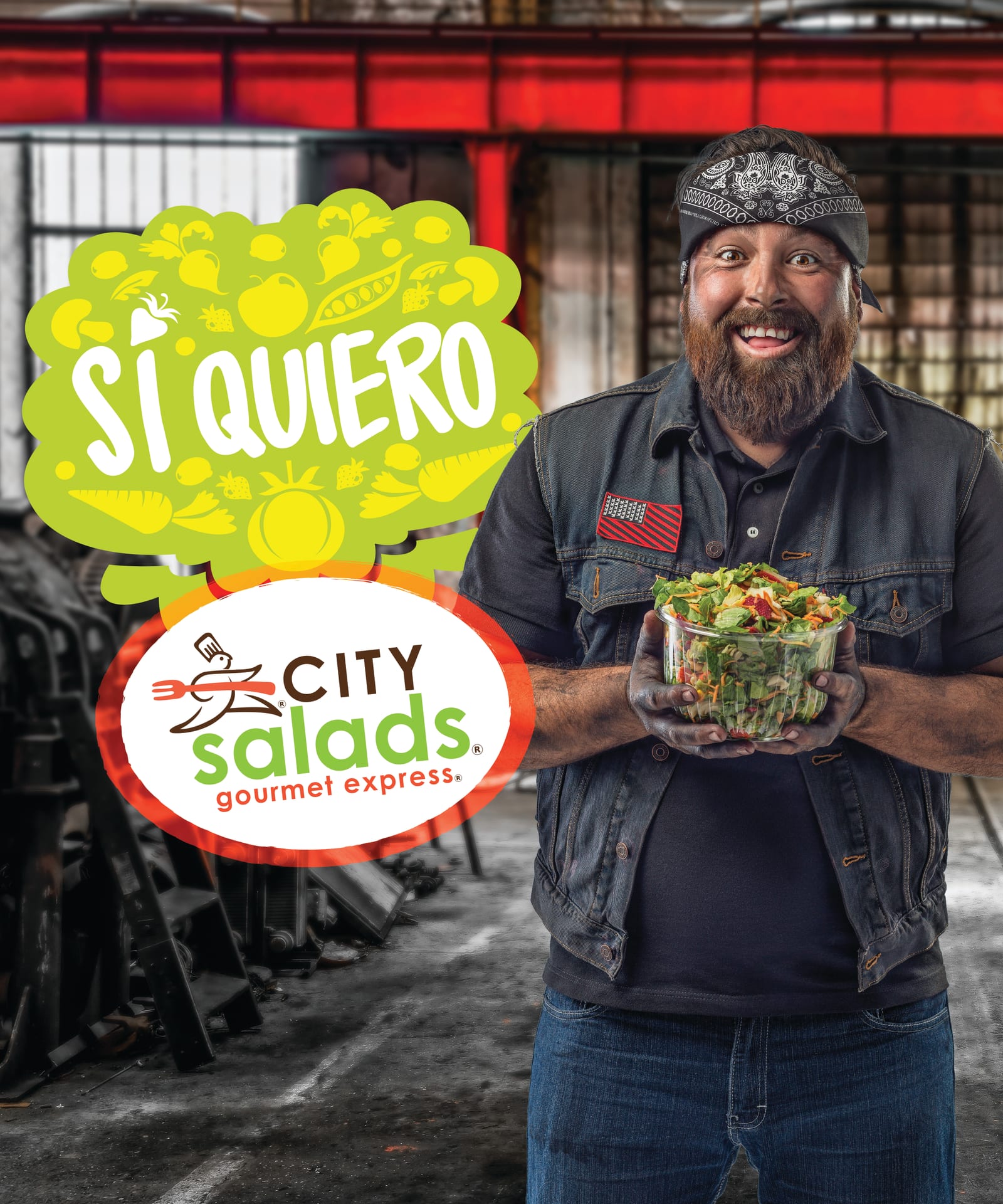 Paleta cromática · arquetipo Rudo · City Salads