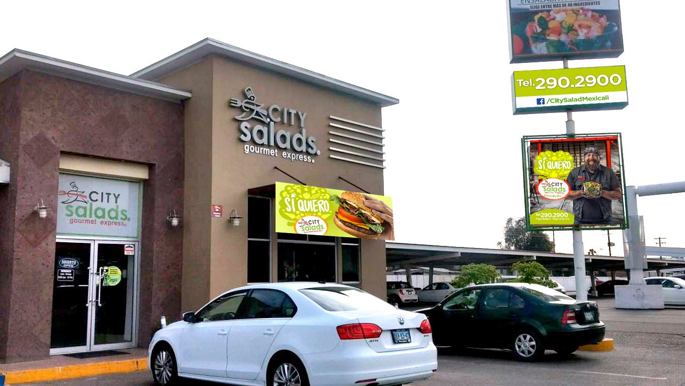 Montaje en punto de venta · 01 · City Salads